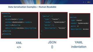 Data Formats: Reading and writing JSON – XML - YAML | PPT