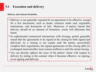 Steps and Explanation on Drafting Contract | PPTX