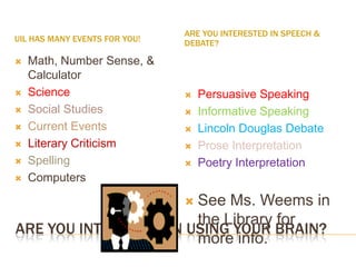 KEY CLUB OFFICERSMeeting today, Wednesday, after school in Room E105Caring…..our way of life