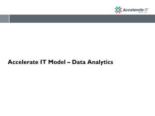 Accelerate IT Model – Data Analytics
 