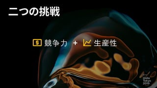 二つの挑戦
競争力 + 生産性
 