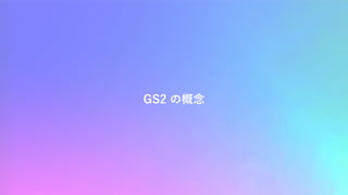GS2 の概念
 