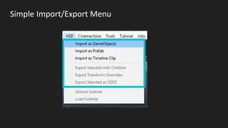 Simple Import/Export Menu
 