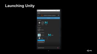 Launching Unity
8
 