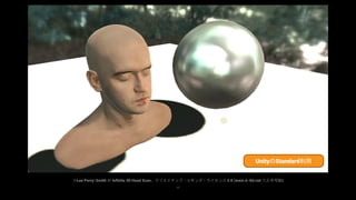 17
※Lee Perry-Smith の Infinite 3D Head Scan。クリエイティブ・コモンズ・ライセンス 3.0 (www.ir-ltd.net で入手可能)
UnityのStandard利用
 