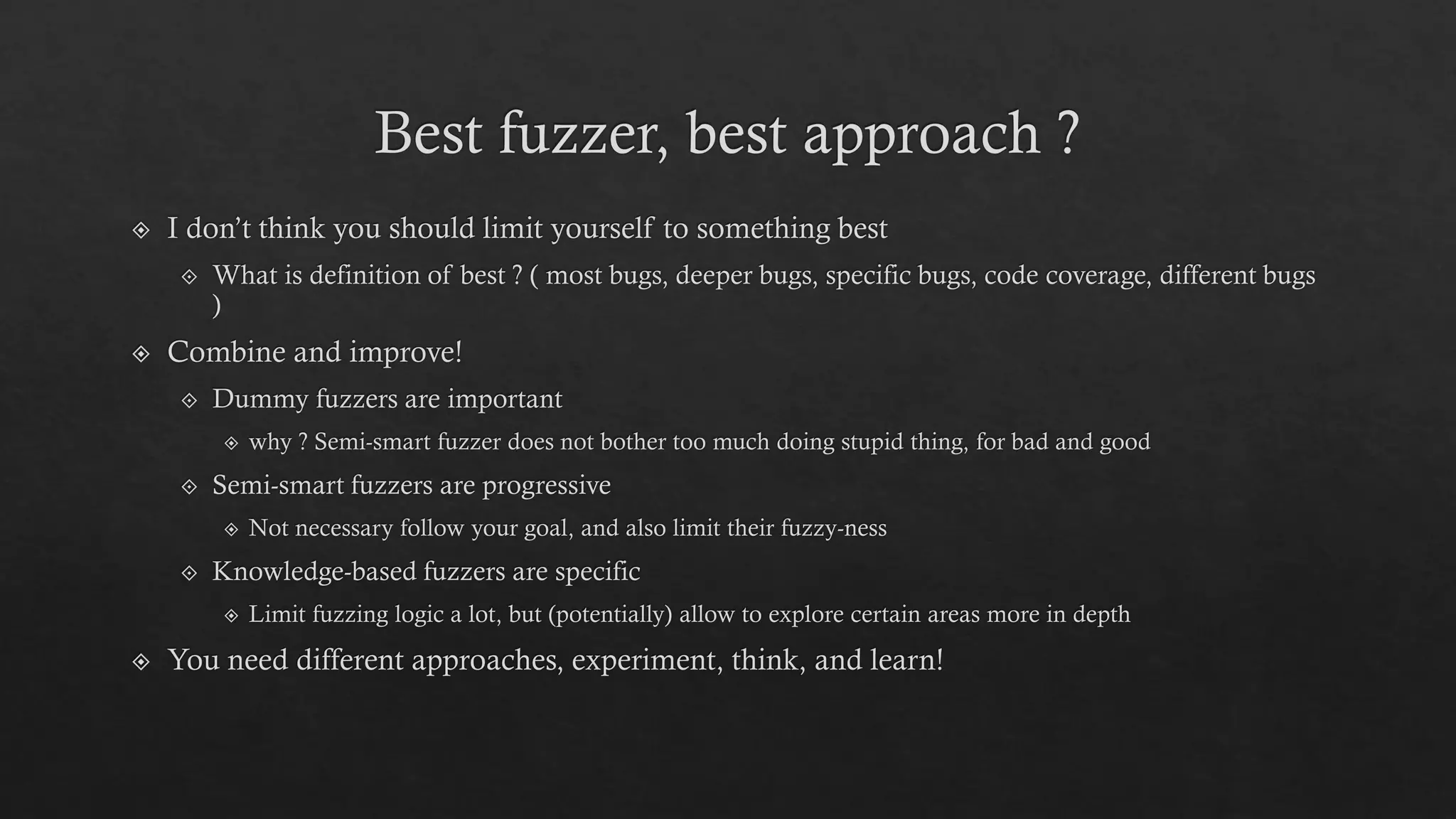 BlueHat v18 || WSL reloaded - Let's try to do better fuzzing