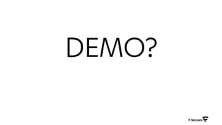 DEMO?
 
