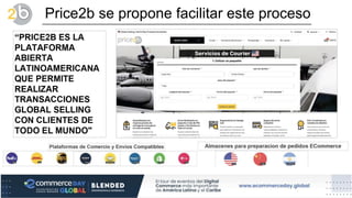 SOLUCIONES DE VENTAS
GLOBALES
SOLUCIONES DE ENVIOS
INTERNACIONALES
SOLUCIONES DE
ALMACENAMIENTO GLOBAL
 