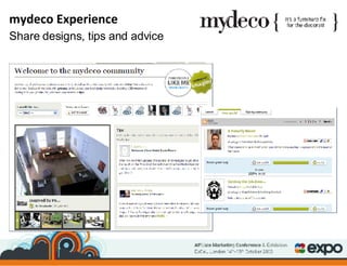 mydeco Experience Share designs, tips and advice 