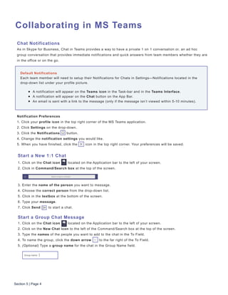 Getting started with microsoft teams | PDF