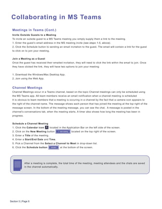 Getting started with microsoft teams | PDF