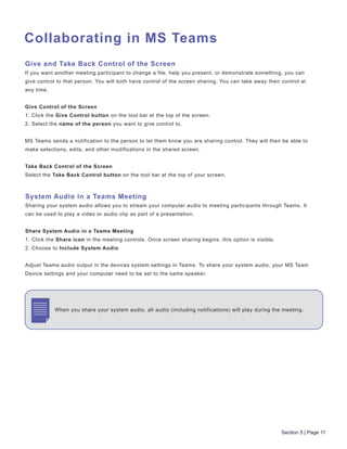 Getting started with microsoft teams | PDF