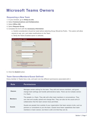 Getting started with microsoft teams | PDF