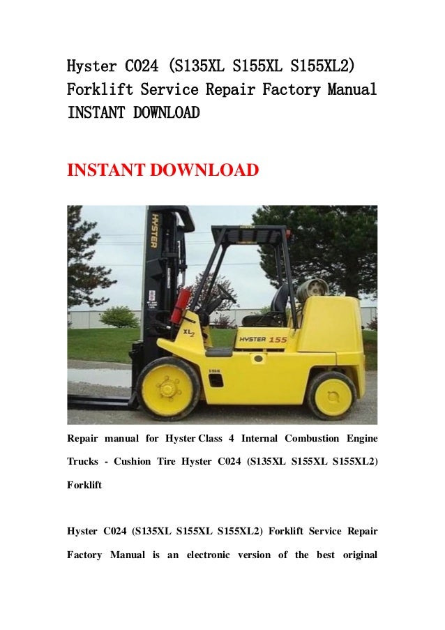 Hyster s150a parts manual Hyster s150a parts manual