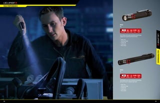 HIGH PERFORMANCE




                   8402
                   P2

                           75ft   16      6.5 1 x AAA      4


                   The P2 Moon Lens casts a perfectly circular beam
                   of light that is great for all kinds of work.
                   •	
                   •	 Moon lens
                   •	 Aluminum body
                   •	 Pocket clip
                   •	 Twist focus
                   •	 Rear switch




                                                                           HIGH PERFORMANCE
                   8404
                   P4

                           88ft   20       3   2 x AAA 5.75


                   The P4 Moon Lens casts a perfectly circular beam
                   like the P2, but in a slightly larger light.

                   •	   Moon lens
                   •	   Aluminum body
                   •	   Pocket clip
                   •	   Twist focus
                   •	   Rear switch




58                                                                    59
 