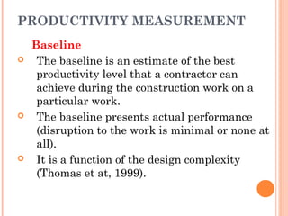 094 Productivity Measurement | PPT