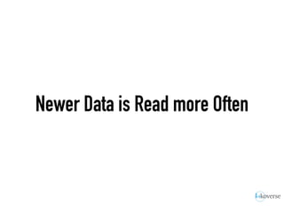 Newer Data is Read more Often
 