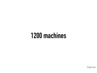 1200 machines
 