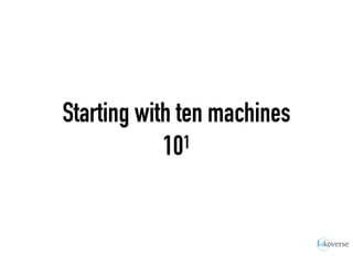 Starting with ten machines
101
 