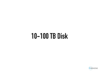 10-100 TB Disk
 