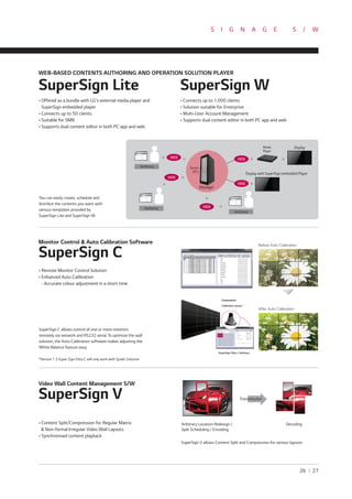 Lg Super Sign Control.pdf 2014 LG Monitor Signage - Commercial Large Monitors And Solutions | PDF