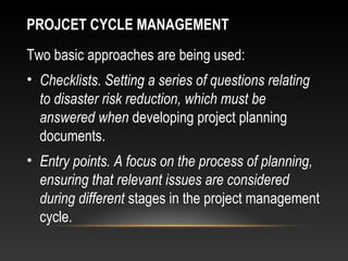 095 Project Cycle Management | PPT