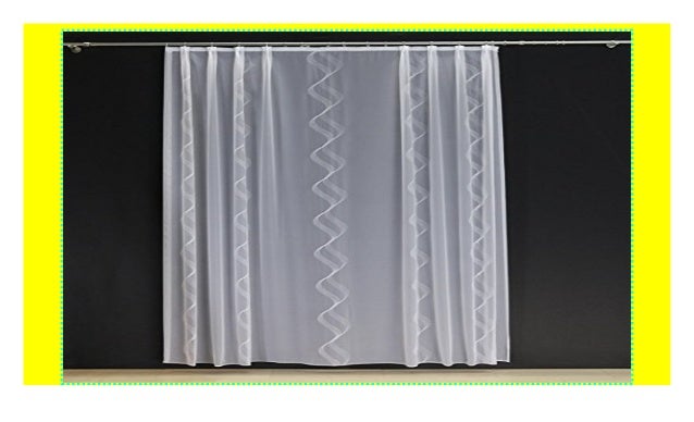 Faltenband/&Bleiband /»Ferrara/« versch Gr/ö/ßen Voile Store mit Motiv Stickerei H/öhexBreite 100 x 300 cm EASYHomefashion Hochwertige Fertiggardine