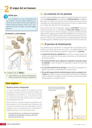Primates Humanos 096 131 se ciencias sociales 6 und-4_prehistoria y primeras ...