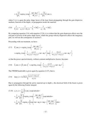 Chirped Pulse Amplifiers | PDF