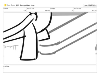 Scene
246
Duration
05:00
Panel
3
Duration
01:00
Dialog
f
097 dontzoothat clnA Page 1143/1291
 