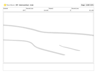 Scene
257
Duration
10:00
Panel
2
Duration
01:00
097 dontzoothat clnA Page 1188/1291
 