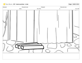 Scene
261
Duration
02:00
Panel
1
Duration
01:00
097 dontzoothat clnA Page 1204/1291
 