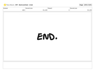 Scene
281
Duration
01:00
Panel
1
Duration
01:00
097 dontzoothat clnA Page 1291/1291
 