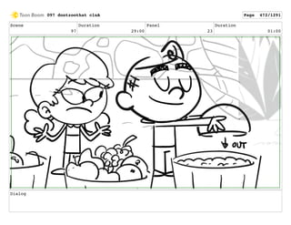 Scene
97
Duration
29:00
Panel
23
Duration
01:00
Dialog
097 dontzoothat clnA Page 472/1291
 