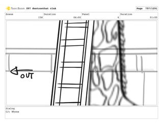 Scene
158
Duration
06:00
Panel
6
Duration
01:00
Dialog
CJ: Whooa
097 dontzoothat clnA Page 757/1291
 