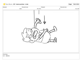 Scene
160
Duration
05:00
Panel
2
Duration
01:00
Dialog
CJ: Ahhhh
097 dontzoothat clnA Page 764/1291
 