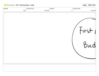 Scene
167
Duration
03:00
Panel
1
Duration
01:00
097 dontzoothat clnA Page 805/1291
 