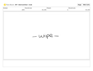 Scene
200
Duration
01:00
Panel
1
Duration
01:00
097 dontzoothat clnA Page 980/1291
 