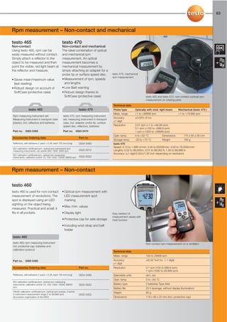 Testo Rpm Adapter Testo - Measurement engineering for air conditioning & ventilation | PDF