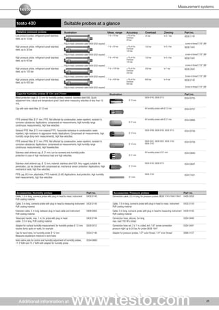 Testo - Multifunction Measuring Instruments | PDF