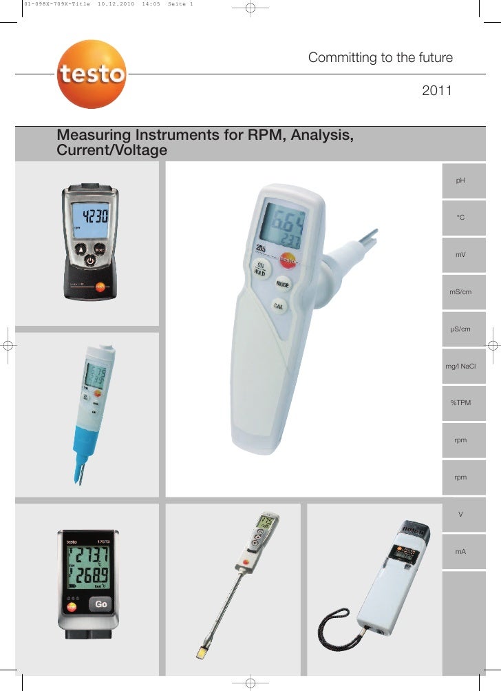 testo 206-pH2 Set One-hand pH///°C measuring instrument