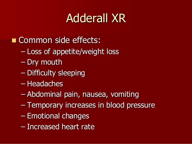Is Adderall Xr Or Ir Better For Weight Loss