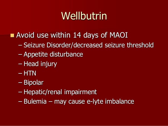 Wellbutrin Side Effects Libido