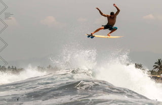 104 — SURFER RULE 2016 SURFER RULE 2016 — 105
Bruce Irons, en
una de las rompientes
más exigentes
de México.
Foto: Justin Smith.
 