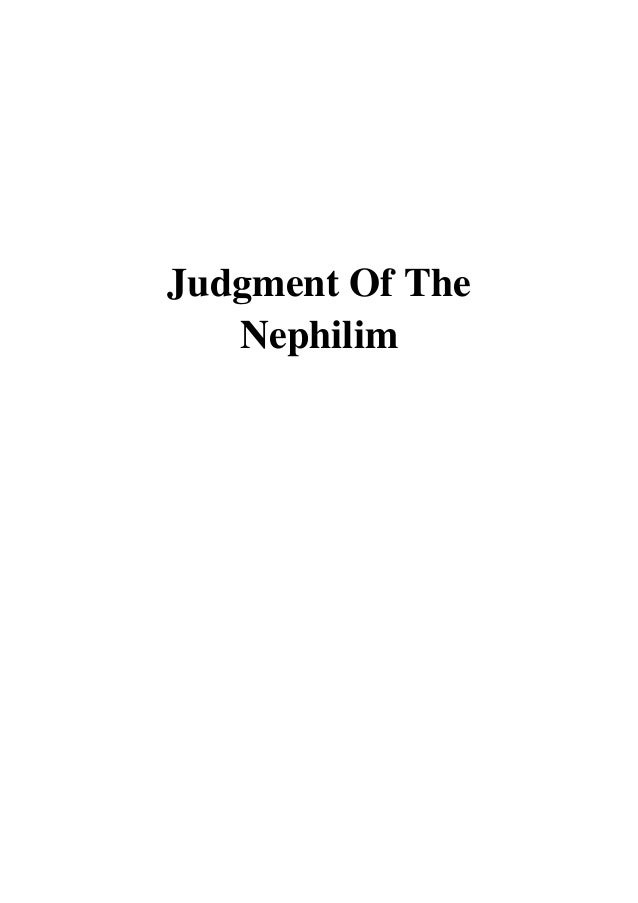Judgment Of The Nephilim PDF Ryan Pitterson