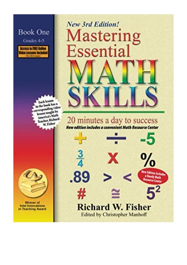 (2018) Mastering Essential Math Skills, Book 1 (PDF) Grades 4 and 5,…
