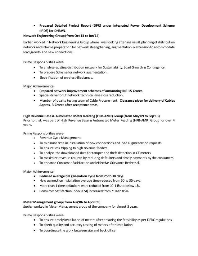 Distribution planner resume