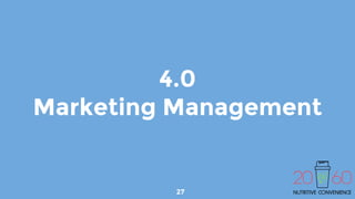 4.0
Marketing Management
27
 