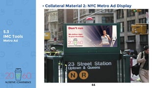 5.3
IMC Tools
Metro Ad
• Collateral Material 2: NYC Metro Ad Display
44
 