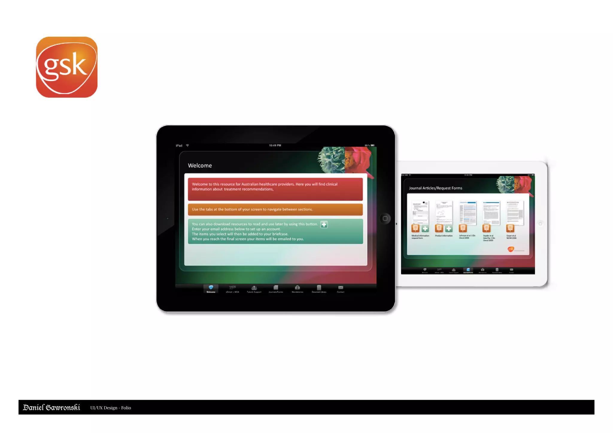 Daniel Gawronski UI/UX Design - Folio
 